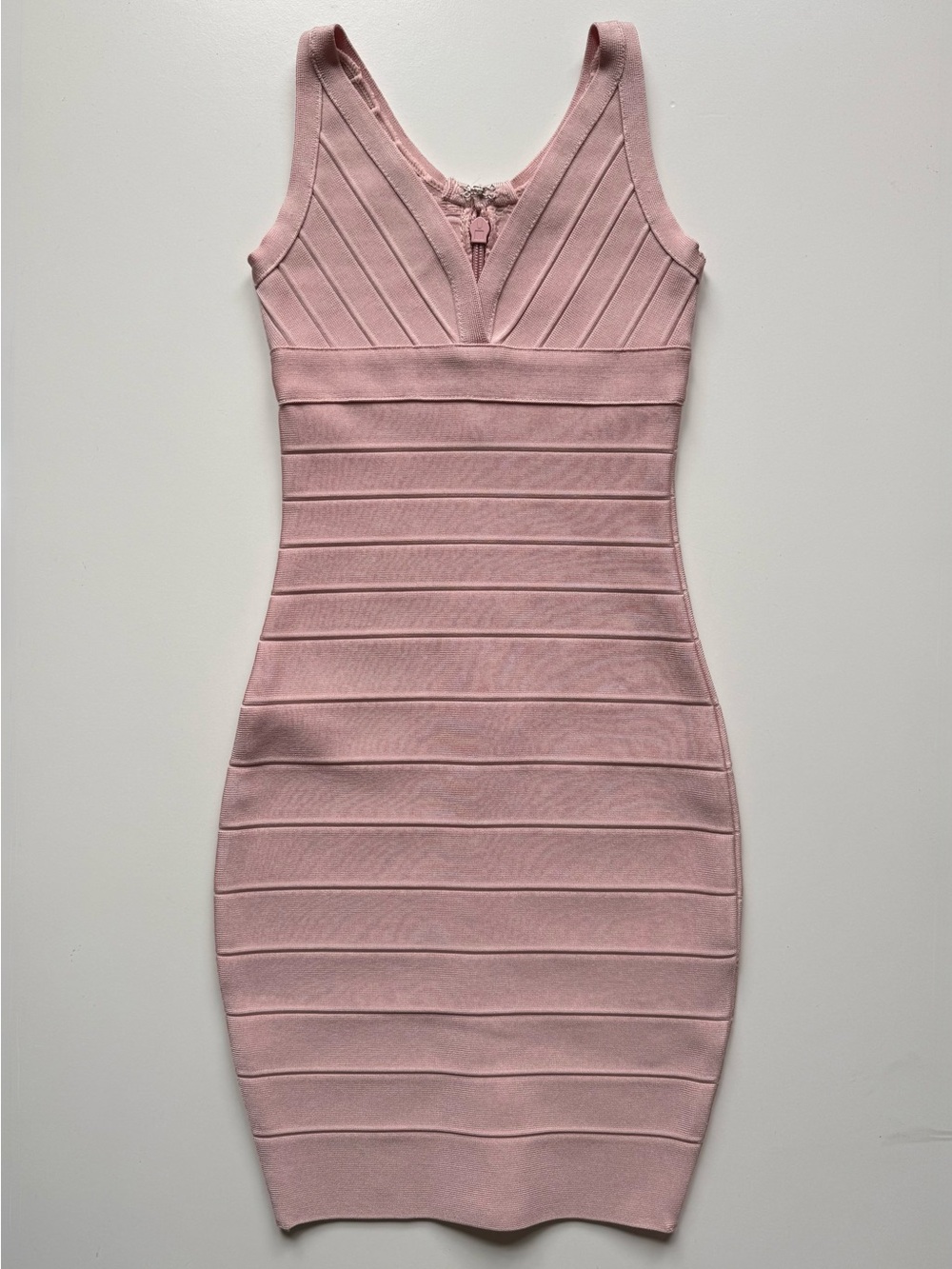 Katie J NYC Tween Girls Blush Pink Bandage Bodycon Dress - Size S (7/8)